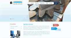 Desktop Screenshot of anderol-europe.com